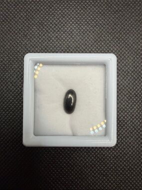 Shungite Oval 12x6 Loose Cabochon - Black